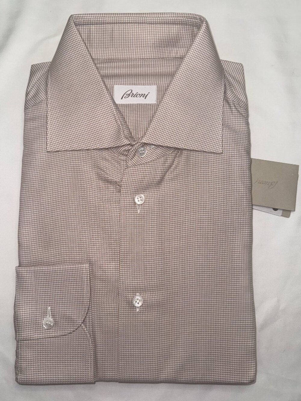 NWT Brioni Brunico Shirt 41R – Retail $700, Original Packaging